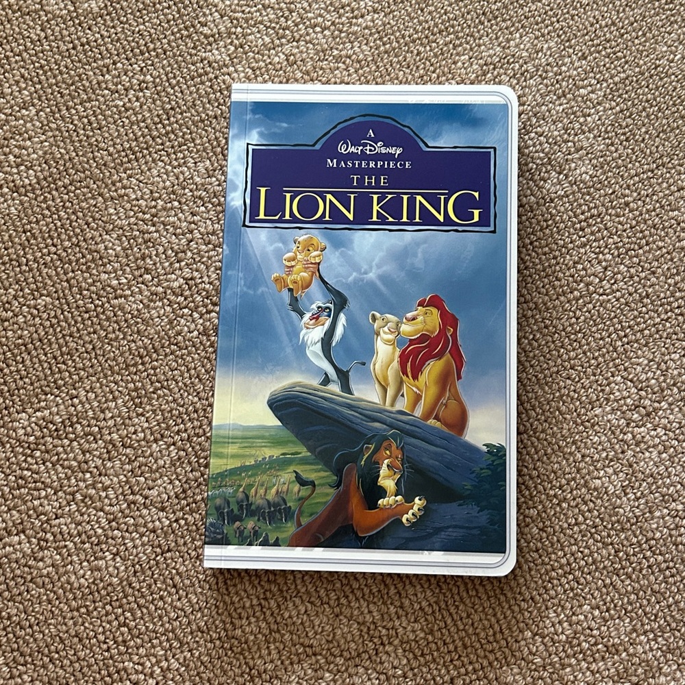 New Disney The Lion King Notebook VHS